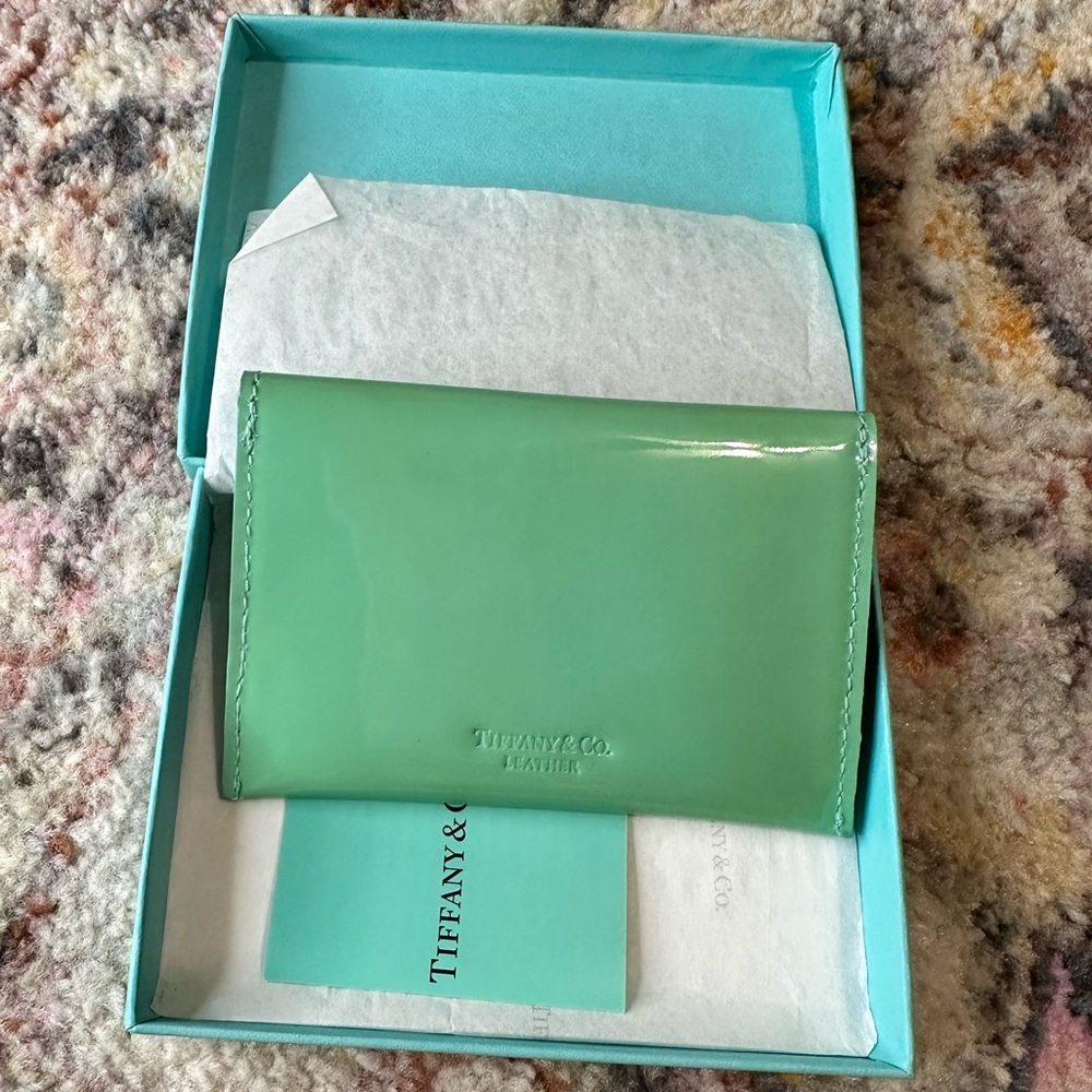 TIFFANY & Co. LEATHER ENVELOPE with box & tissue paperđź’ŽAuthentic - Picture 11 of 14